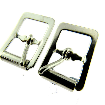 Shoe Belt Buckle With Roller 13mm Wide Strap - 1/2" - CX83 - ThreadandTrimmings