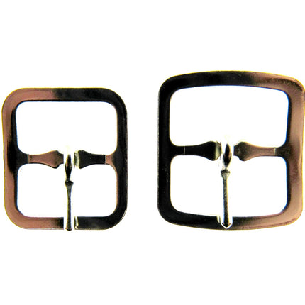 Pair of Silver Shoe or Kilt Buckles 16mm or 19mm - Pick Size & Quantity CX73