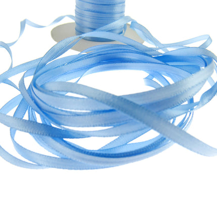 Thin Satin Ribbon - 10 Meter Lengths - Big Colour Range -3mm Double Faced Ribbon - ThreadandTrimmings