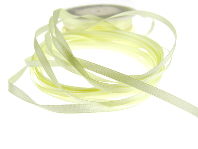 Thin Satin Ribbon - 10 Meter Lengths - Big Colour Range -3mm Double Faced Ribbon - ThreadandTrimmings