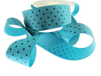Polka Dot Grosgrain Ribbon - Spotted Ribbon - 12 Great Colours - 22mm Wide 53759