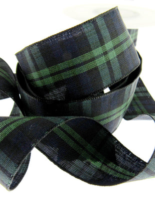 Scottish Tartan Ribbon Black Watch, Cameron, Buchanan, Mackenzie, Dress Stuart - ThreadandTrimmings