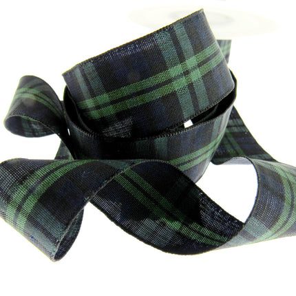 Scottish Tartan Ribbon Black Watch, Cameron, Buchanan, Mackenzie, Dress Stuart - ThreadandTrimmings