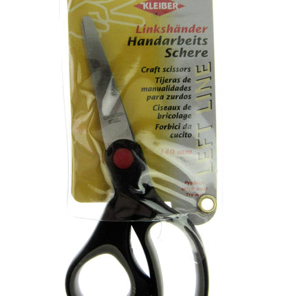 Left Handed Stainless Steel Craft Scissors - 140mm - Kleiber