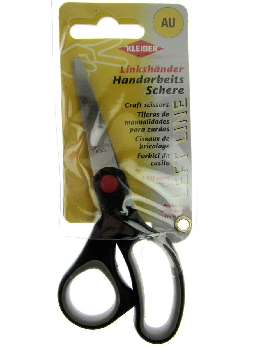 Left Handed Stainless Steel Craft Scissors - 140mm - Kleiber ...