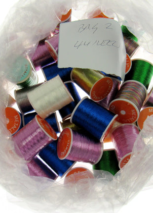 Metallic Embroidery Thread - Job Lot Clearance - Budget Metallic Thread - 2 Lots - ThreadandTrimmings