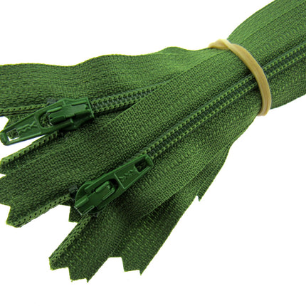YKK Nylon Closed End Dress / Cushion Zips - 5 x 18", 20" or 22" High Quality Zip - ThreadandTrimmings