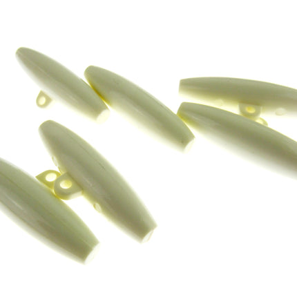 Large Toggle Buttons - 38mm Long - 6 Pack - 6 Colours - Clearance - ThreadandTrimmings