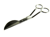 Bent Applique Stainless Steel Craft Scissors - 6" Ideal for Machine Embroidery