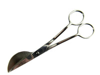 Bent Applique Stainless Steel Craft Scissors - 6" Ideal for Machine Embroidery