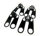 Long & Double Zip Pull Slider Pullers For #10 Plastic Zip Chain - (4 x Pullers)