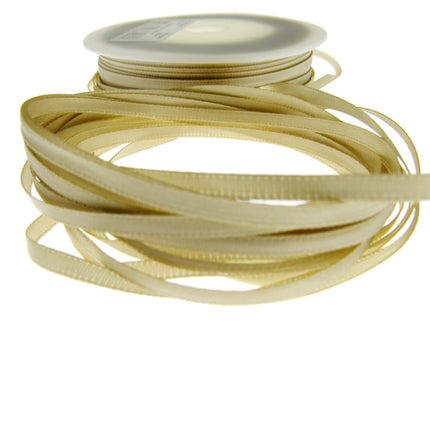 Thin Satin Ribbon - 10 Meter Lengths - Big Colour Range -3mm Double Faced Ribbon - ThreadandTrimmings