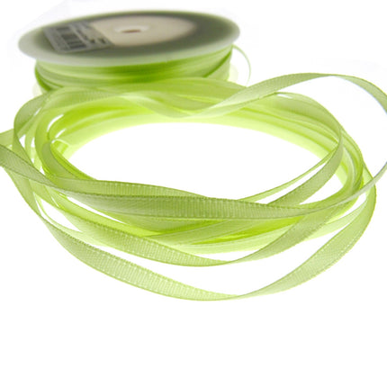 Thin Satin Ribbon - 10 Meter Lengths - Big Colour Range -3mm Double Faced Ribbon - ThreadandTrimmings
