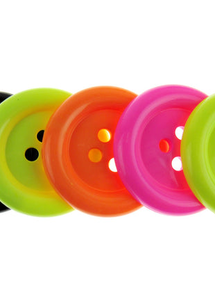 Round Extra Large Clown Buttons 14 Cols & 3 Sizes  4-Hole Buttons x 3 Buttons - ThreadandTrimmings