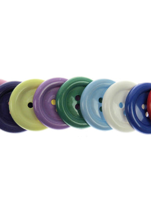 Round Extra Large Clown Buttons 14 Cols & 3 Sizes  4-Hole Buttons x 3 Buttons - ThreadandTrimmings