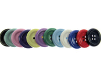 Round Extra Large Clown Buttons - 14 Colours & 3 Sizes  4-Hole Plastic Buttons