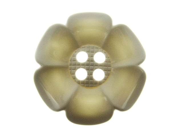 Extra Large  Flower Buttons Daisy Clown Buttons 65mm 3pcs 4 Hole CN77 - ThreadandTrimmings