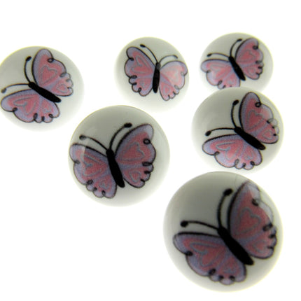 Round Childrens Printed Character Shank Buttons on White Shank by Wonder Buttons - ThreadandTrimmings