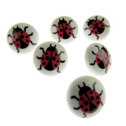 Round Childrens Printed Character Shank Buttons on White Shank by Wonder Buttons - ThreadandTrimmings