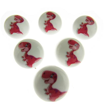 Round Childrens Printed Character Shank Buttons on White Shank by Wonder Buttons - ThreadandTrimmings