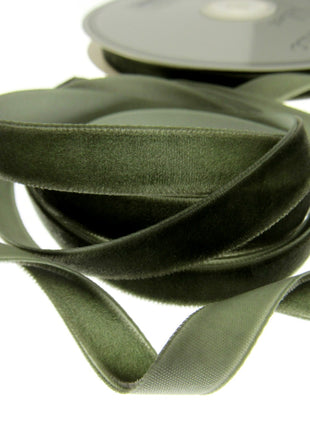 Velvet Ribbon Trimming Tape 9mm Wide Assorted Colours - ThreadandTrimmings