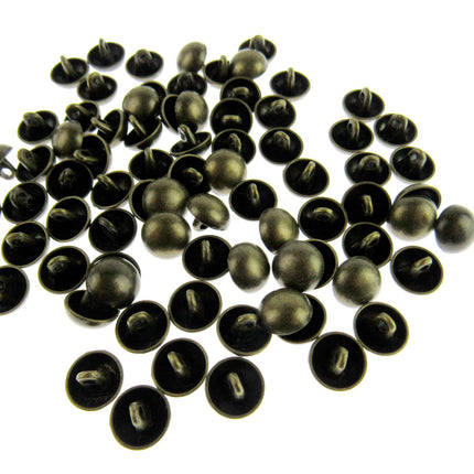 Round Metal and Metal Look Gold Shank Buttons - Clearance
