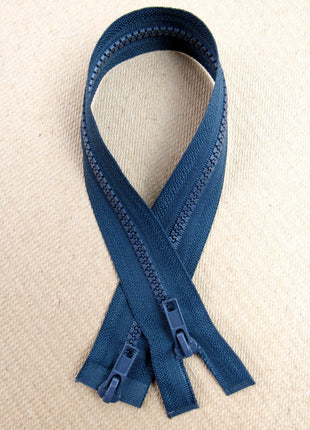 Two Way Plastic Delrin Open End Zips 2 Way Open End Zips 9 Colours 10 Sizes - ThreadandTrimmings