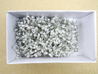 Pearl Headed Wedding Corsage and Table Pins - 1000 Pcs - 40mm Long - Steel Shank