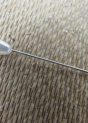 Pearl Headed Wedding Corsage and Table Pins - 1000 Pcs - 40mm Long - Steel Shank