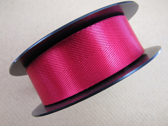 Webbing Shiny Seatbelt Herringbone Webbing for Bag Making - 40mm Wide