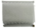 Flat White Cotton Broderie Anglaise 6" (150mm) Wide 3 Meter Length 2840