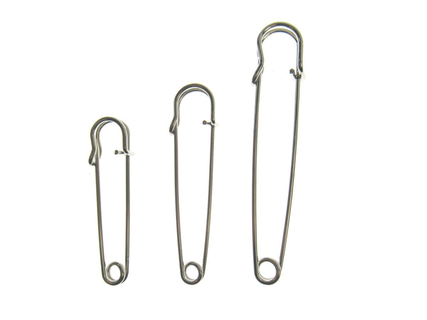 Kilt Pins Nickel Plated Steel x 144 - Available in 3 sizes 63mm, 75mm & 100mm