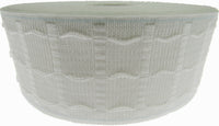 Curtain Heading Pencil Pleat Tape HOOK & LOOP Compatible 75mm (3") Wide White