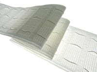 Curtain Heading Pencil Pleat Tape HOOK & LOOP Compatible 75mm (3") Wide White