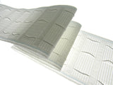 Curtain Heading Pencil Pleat Tape HOOK & LOOP Compatible 75mm (3") Wide White