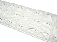 Curtain Heading Pencil Pleat Tape HOOK & LOOP Compatible 75mm (3") Wide White