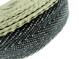 Upholstery Webbing Heavy Duty 50mm Black & White Herringbone Furniture Armchair