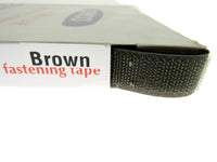 Chico Hook & Loop Fastener Tape 20mm x 1m Brown Beige Grey Red Black Twin Strip