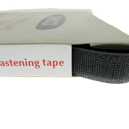 Chico Hook & Loop Fastener Tape 20mm x 1m Brown Beige Grey Red Black Twin Strip
