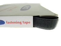 Chico Hook & Loop Fastener Tape 20mm x 1m Brown Beige Grey Red Black Twin Strip