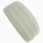Multi pocket 3 inch curtain tape on a white background
