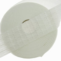 Multi Pocket Curtain Header Pencil Pleat Tape White 75mm 3 Inch Wide