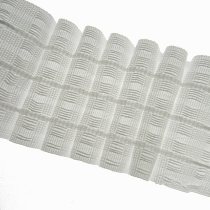 Multi Pocket Curtain Header Pencil Pleat Tape White 75mm 3 Inch Wide - ThreadandTrimmings