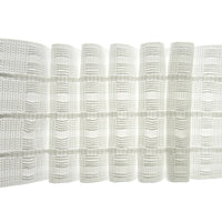 Multi Pocket Curtain Header Pencil Pleat Tape White 75mm 3 Inch Wide