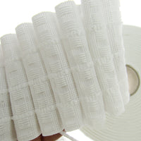 Multi Pocket Curtain Header Pencil Pleat Tape White 75mm 3 Inch Wide