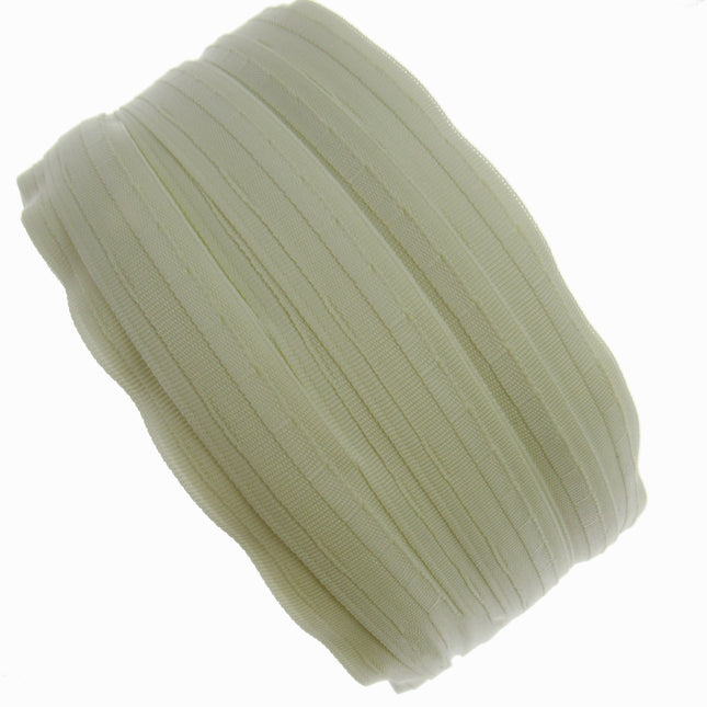 Roman Blind SIDE ENTRY Tubular Tape 19mm 3/4 Inch Wide Cream RB0191-100 - ThreadandTrimmings