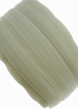 Roman Blind SIDE ENTRY Tubular Tape 19mm 3/4 Inch Wide Cream RB0191-100 - ThreadandTrimmings