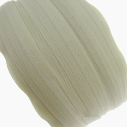 Roman Blind SIDE ENTRY Tubular Tape 19mm 3/4 Inch Wide Cream RB0191-100 - ThreadandTrimmings