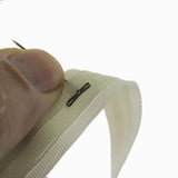 Roman Blind SIDE ENTRY Tubular Tape 19mm 3/4 Inch Wide Cream RB0191-100