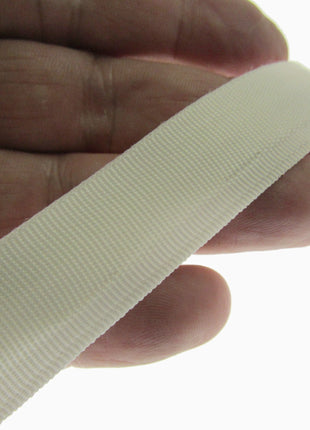 Roman Blind SIDE ENTRY Tubular Tape 19mm 3/4 Inch Wide Cream RB0191-100 - ThreadandTrimmings